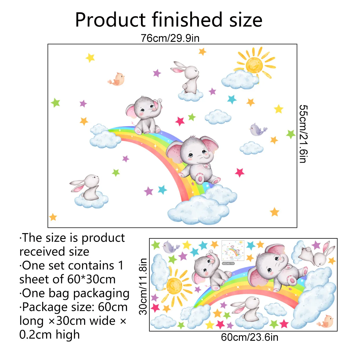 Unicórnio Adesivos de Parede para Quarto Infantil, Decoração Borboleta e  Arco-Íris, Bebê Meninas e Meninos, Decalques de Parede para Jardim de  Infância e Berçário - AliExpress, image size:1200x1200