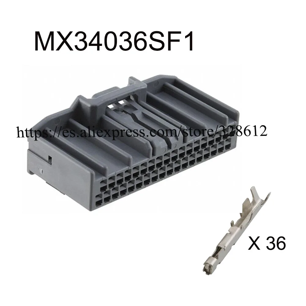 

100SET MX34036SF1 car wire connector female cable connector male 36 Pin connector terminal block Plug socket