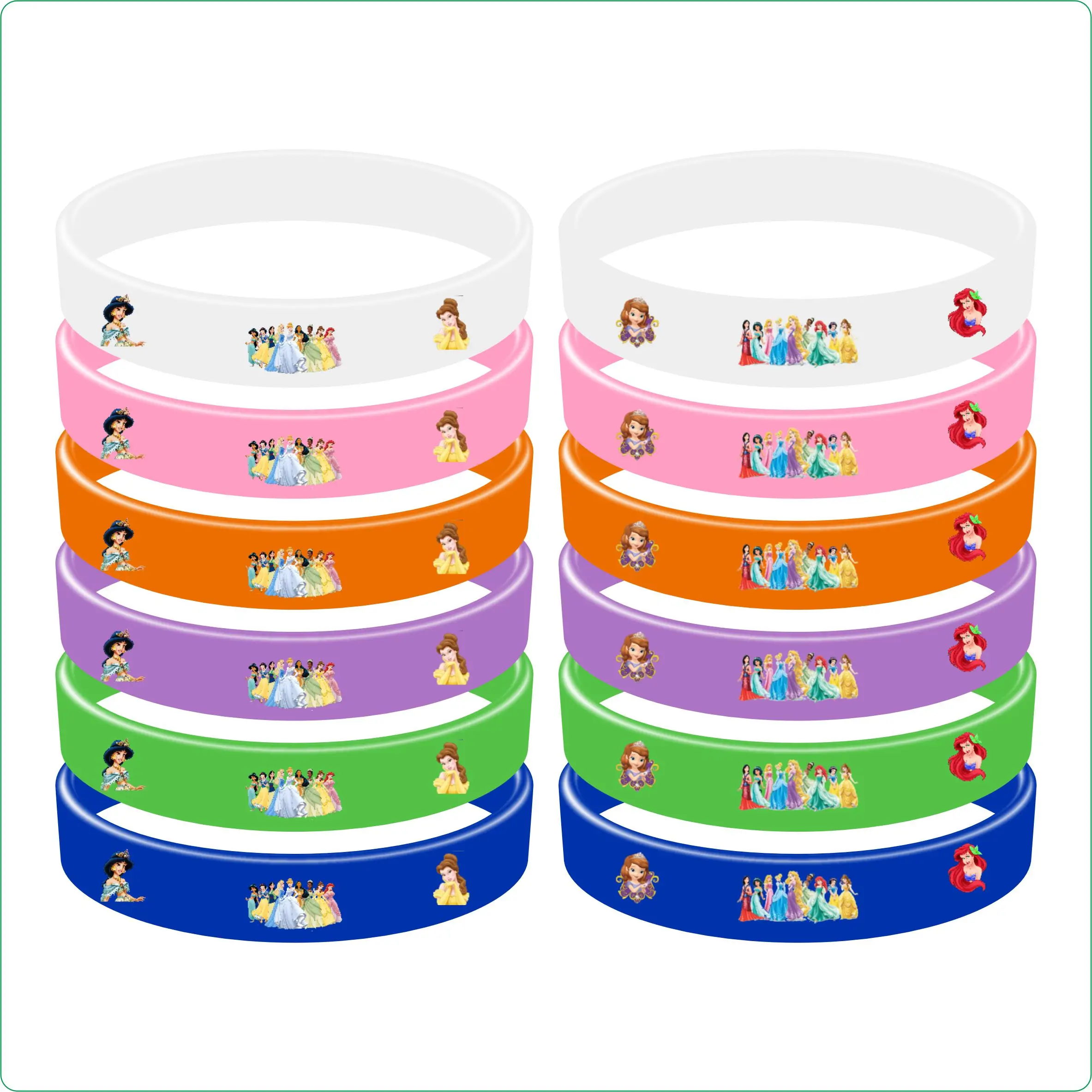 Miniso Disney Princess Party Favors Gifts Frozen Slap Bracelets