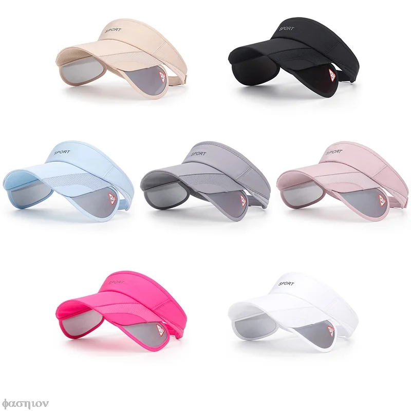 Outdoor Sport Tennis Running Golf Hat UV Protection Baseball Cap Empty Top Adjustable Visor Caps Women Men Headwear Tops Visors baseball caps,sports sun hats,golf caps