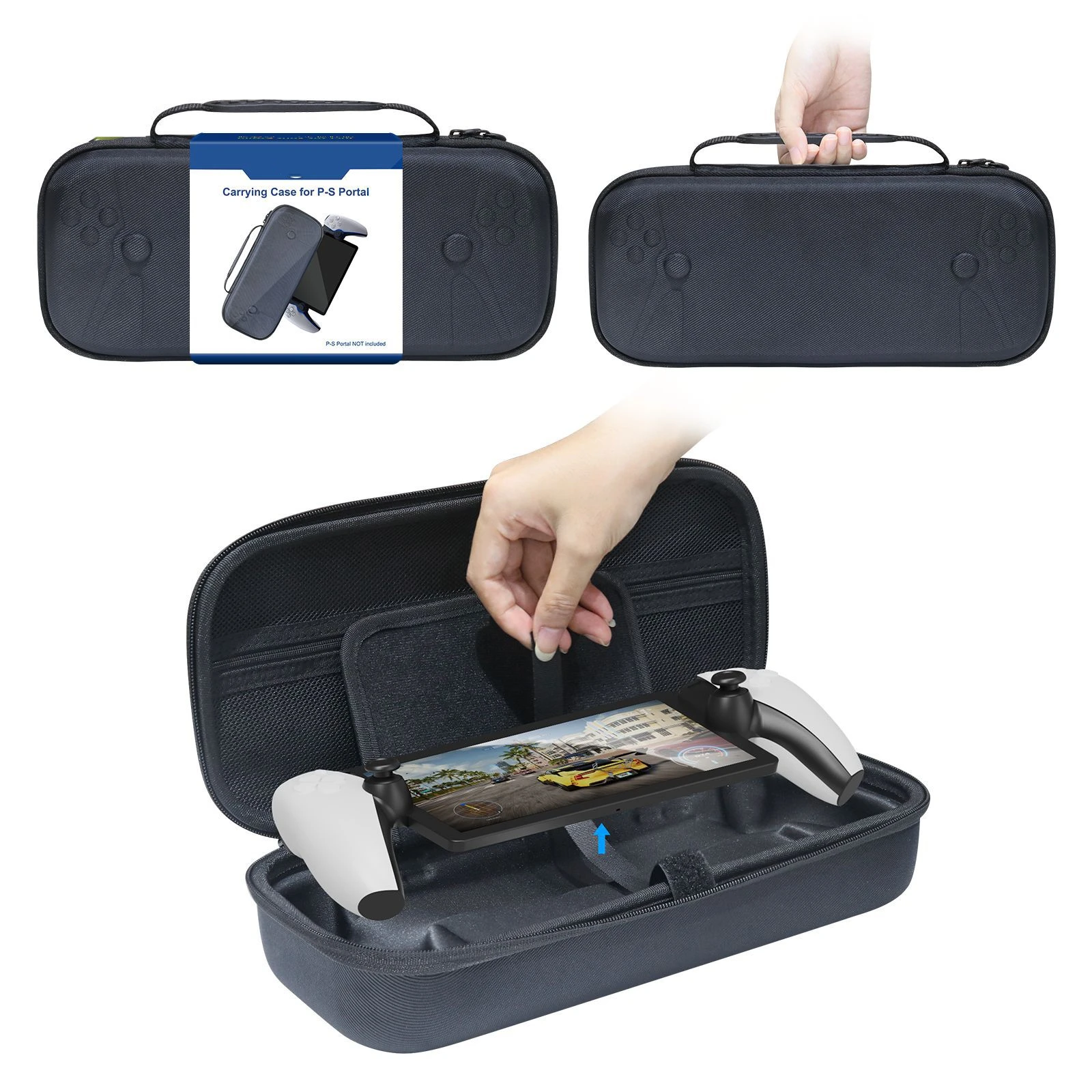 

For PlayStation Portal Console EVA Hard Case Drop Protection storage Bag