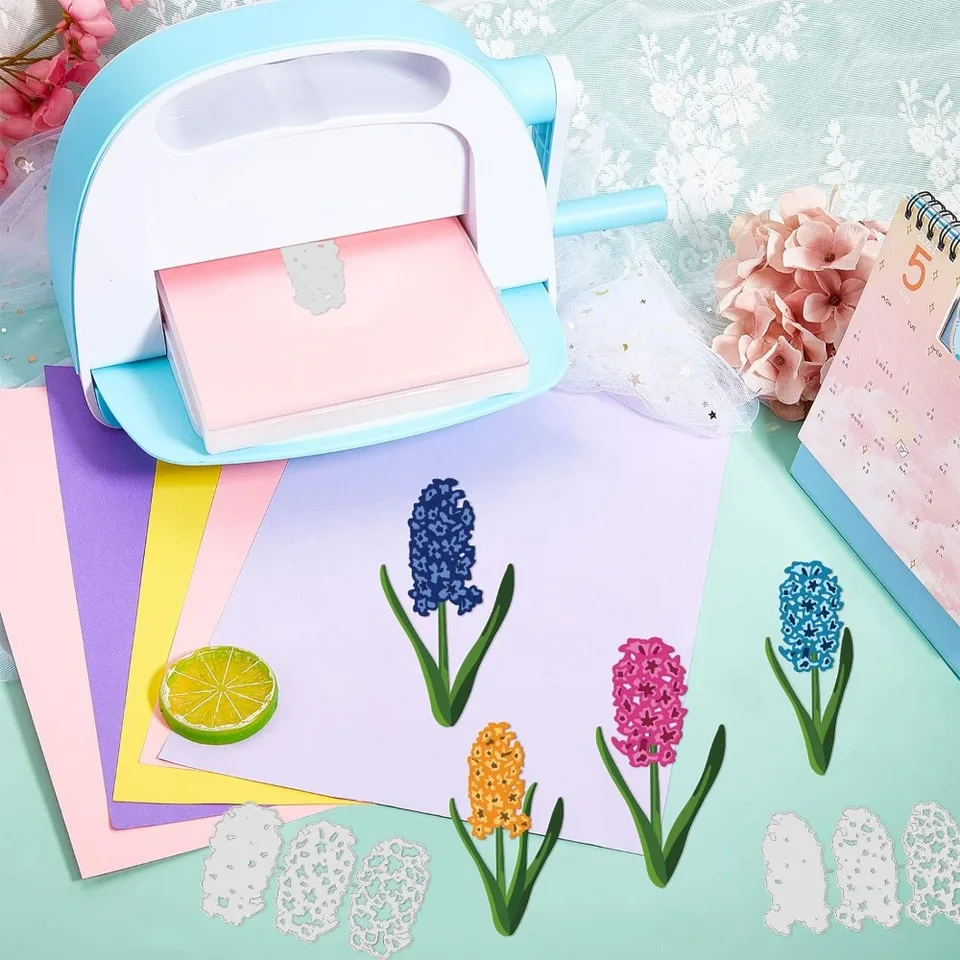 Set 13 Fustelle Metallo A Forma Di Gatto E Fiori - Per Scrapbooking, Carta, Biglietti Fai Da Te - Foto 6