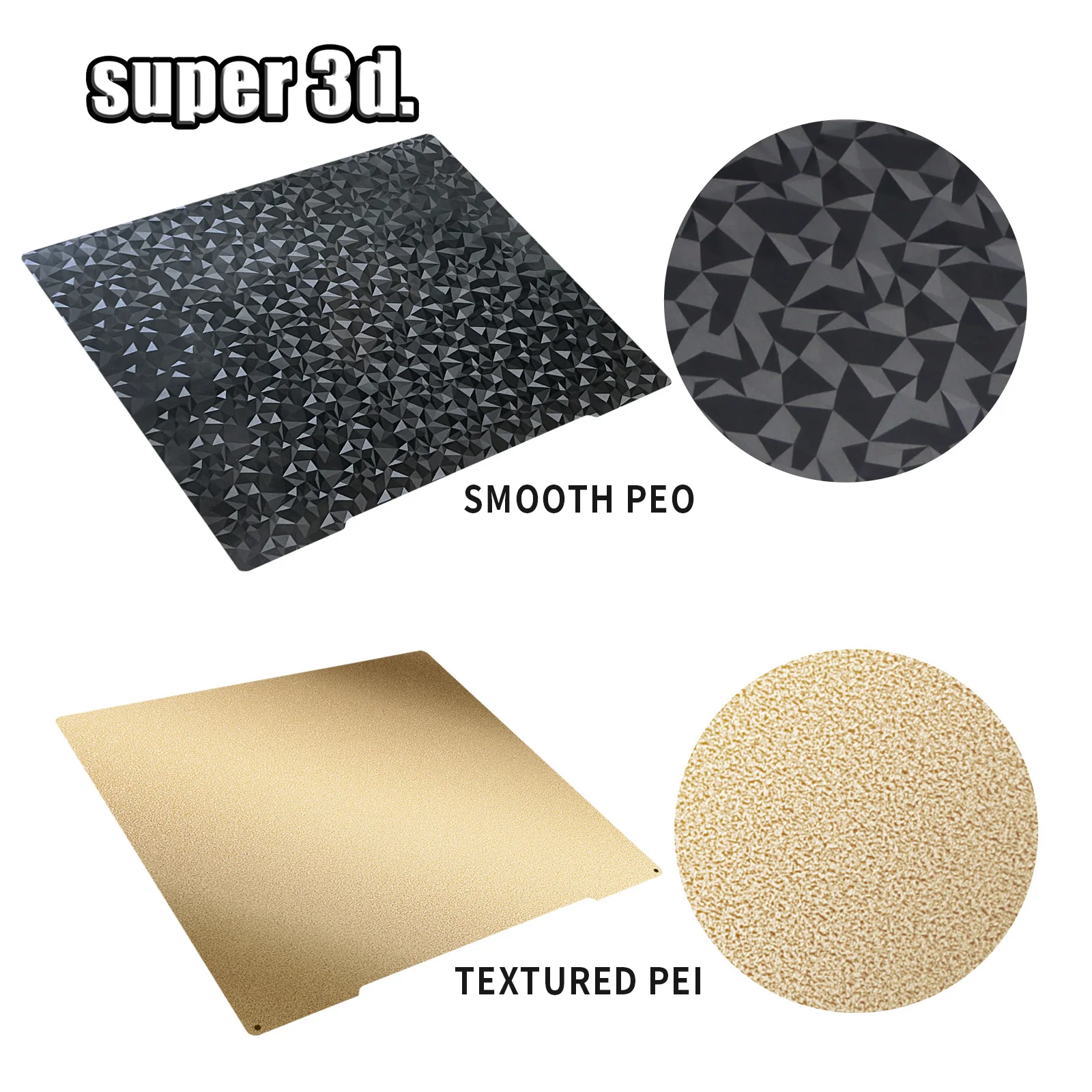 Фото MK3S PEO сборка пластины H1H для Prusa i3 MK2.5S Mk3 двухсторонний PEI пружинный стальной лист ПЭТ углеродный для Prusa i3 MK3S + MK4 обновление №2