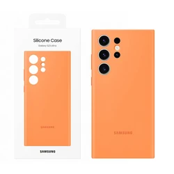 Premium Soft Silicone Protective Case with Silky Touch Finish for Enhanced Durability and Style (Orange)