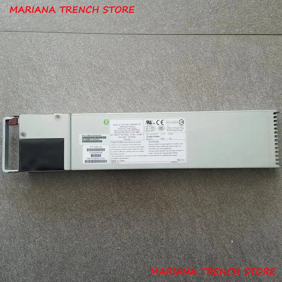 

PWS-801-1R для Supermicro 800W 1U избыточного источника питания