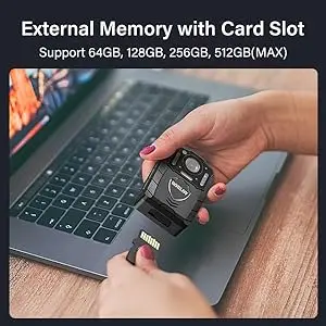 Description Picture 4 of itemBOBLOV KJ25 1440P Body Camera 3000mAh Battery for 13 Hours Video Shooting Audio Camcorders Night Vision Body Worn Mini Camera