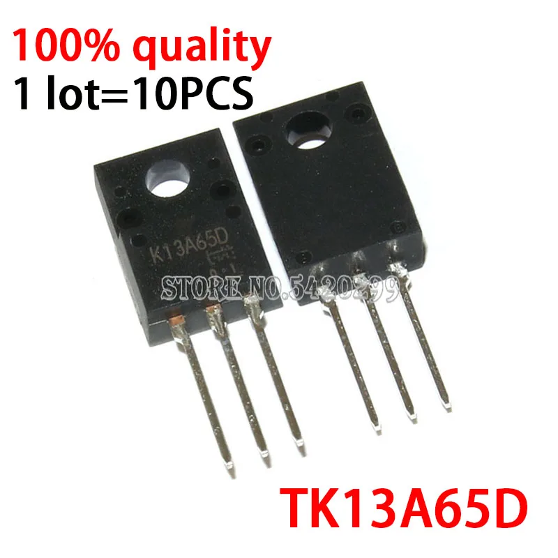 

10 шт. новый оригинальный TK13A65D K13A65D TO-220F 650V13A MOSFET