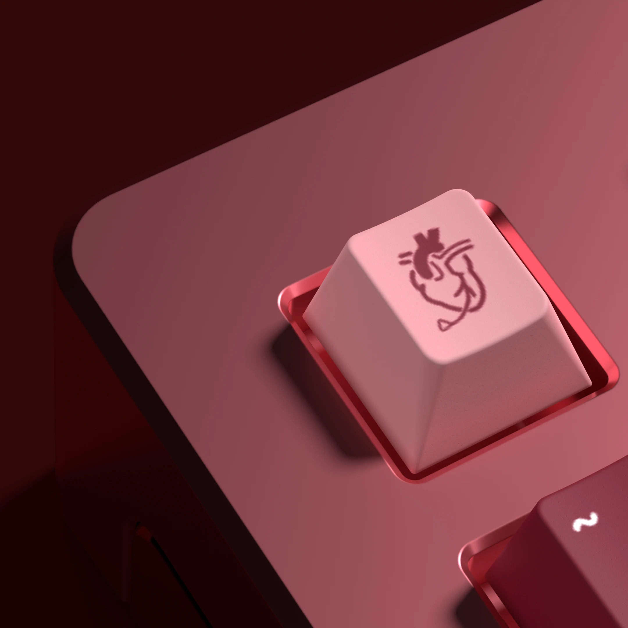 Soulcat Motosserra Homem Pbt Cinco Lados Dye-sub Teclado Mecânico Keycaps Cherry Perfil 170 Teclas Anime Keycaps - Imagem 5