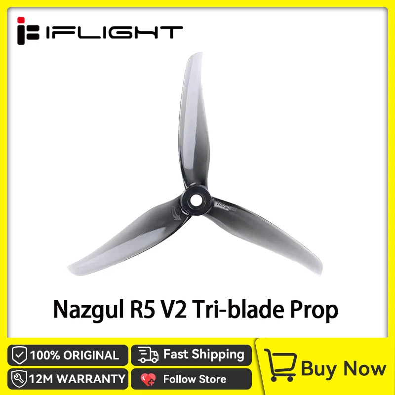 Vrtuľa Nazgul R5 V2 5,1 palca 3 listy iFlight pre FPV dron pre preteky