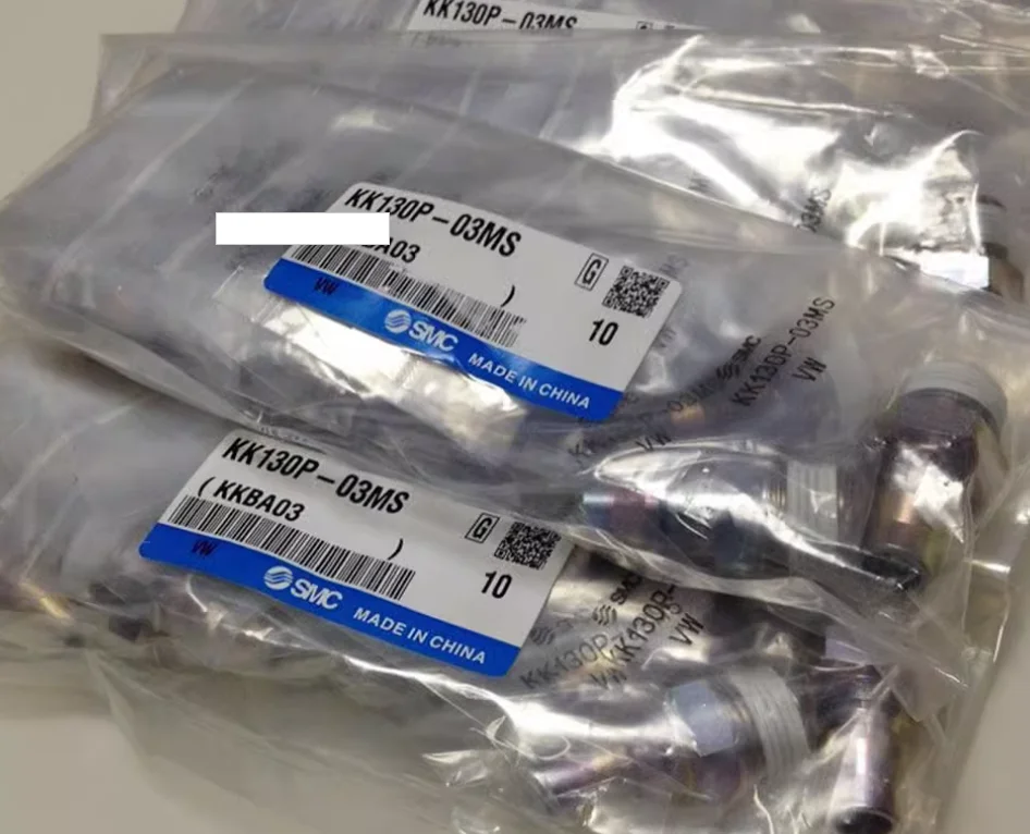 

10PCS New SMC original authentic plug-in fast connector KK130P-03MS