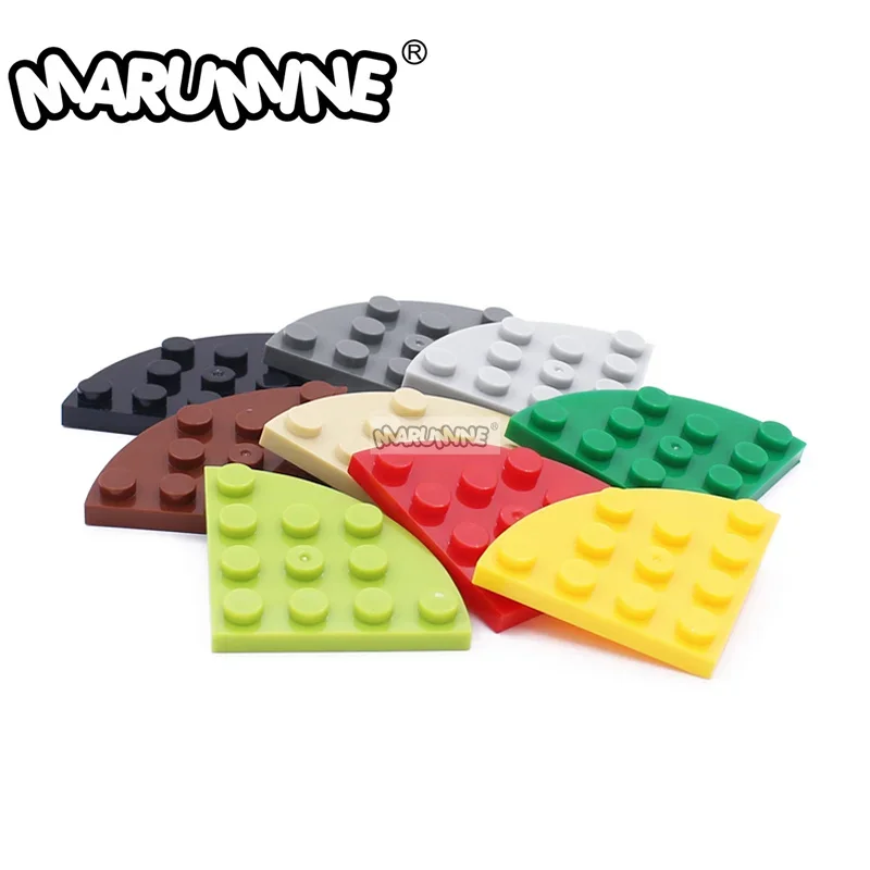 Marumine 30565 플레이트 라운드 코너 4x4 10PCS 클래식 모델 빌딩 블..