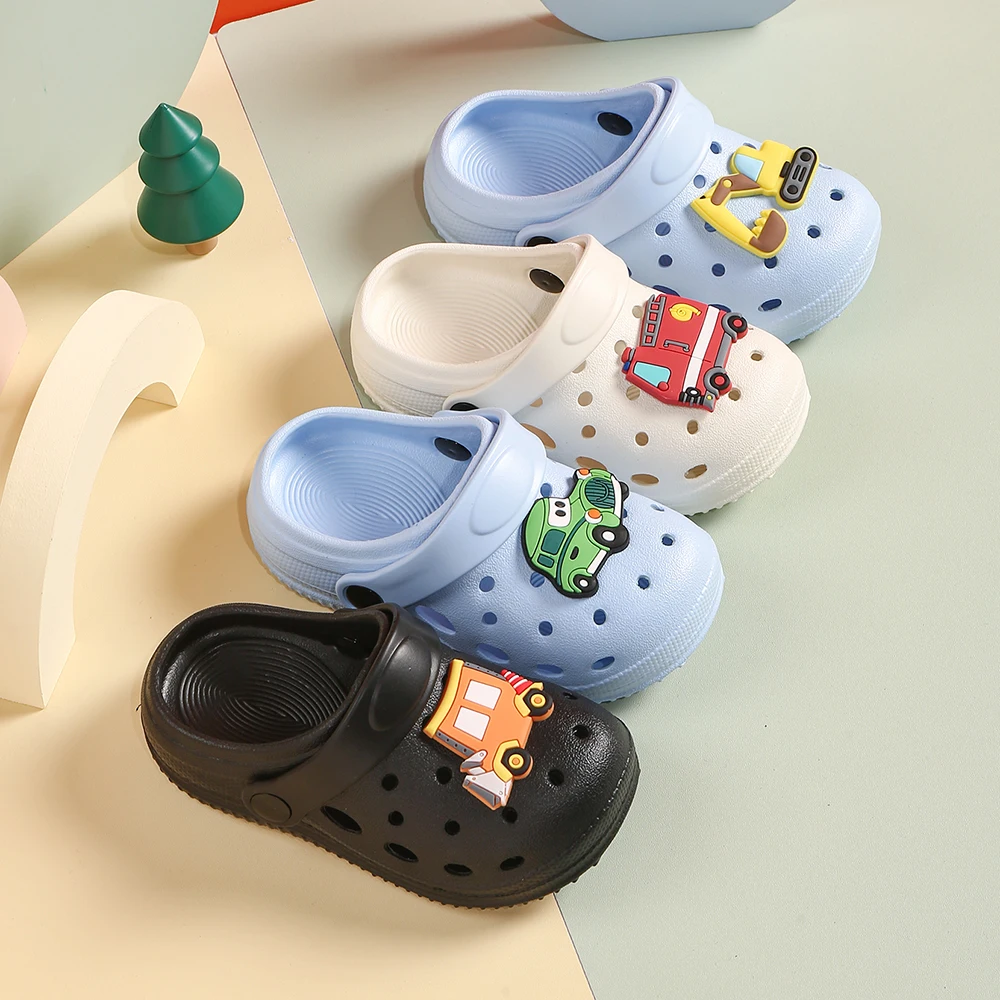 Fashion Children's Slippers Cute Cartoon Girls Boys Non-Slip Casual Shoes Soft Soles Baby Shoes Home Outdoor Baby Sandals Summer