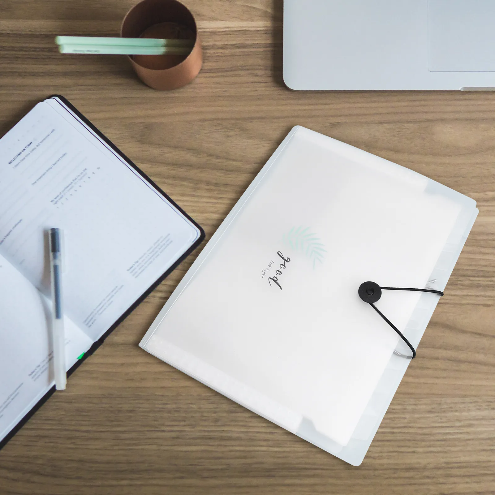 1Pcs 대용량 분류 문서 가방 버튼 클로저가 있는 플라스틱 파일 정리함 사무실 학생용 방수 찢어짐 방지