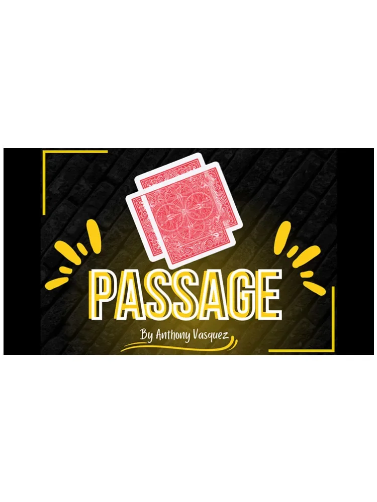 

Passage by Anthony Vasquez Card Magic Tricks Close Up Magic Magia Magie Magicians Prop Deck Illusion Gimmick Tutorial