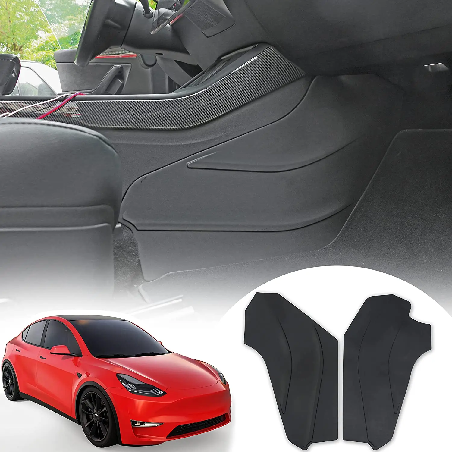 

Tesla Model Y Center Console Side Cover Protector For Model Y 2019 2020 2021 2022 2023 Interior Guard Anti-dirty pad