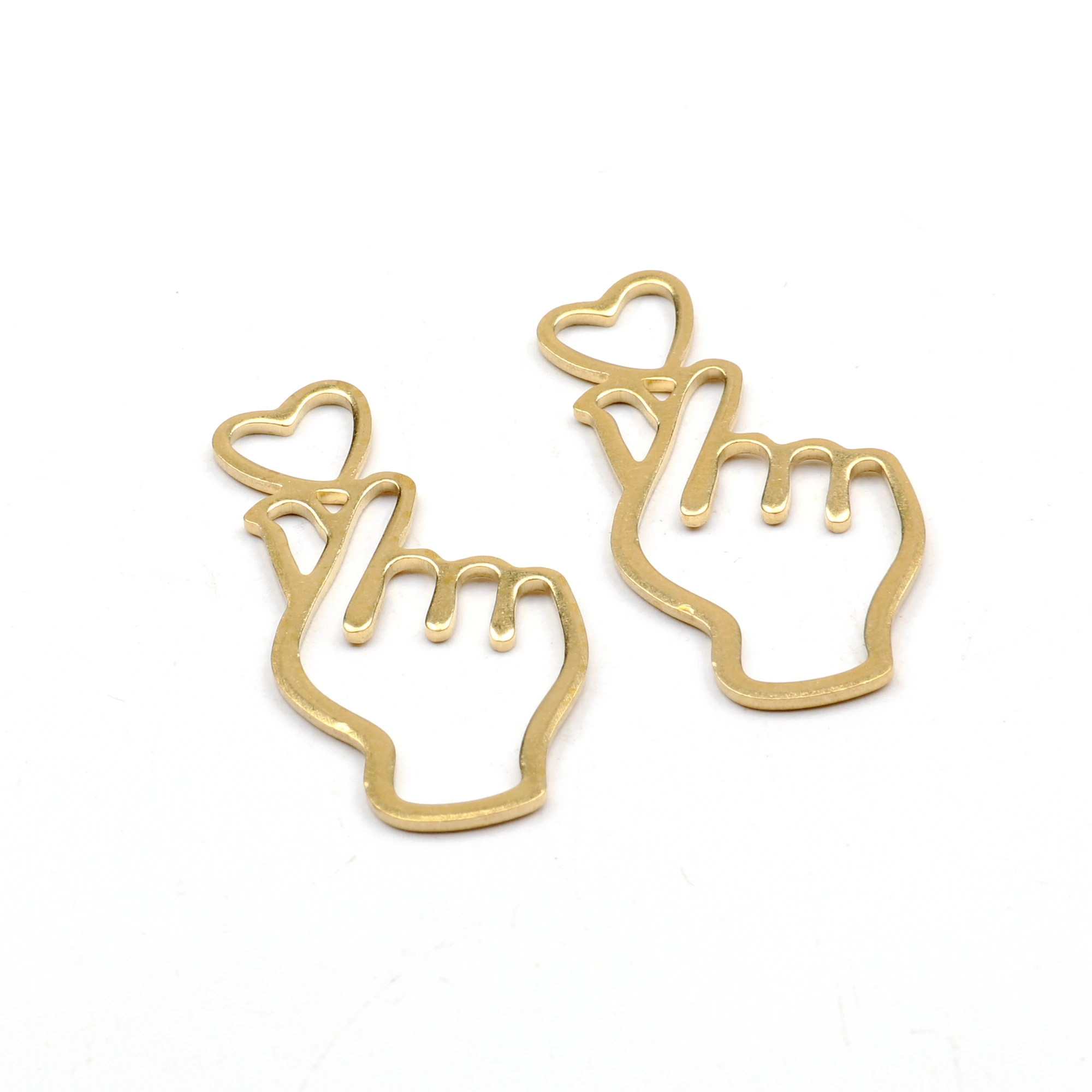 

Латунные подвески в форме сердца, фурнитура для изготовления ювелирных изделий «сделай сам», серьги, ожерелье, браслет, 34,5x16,5 мм-RB1393