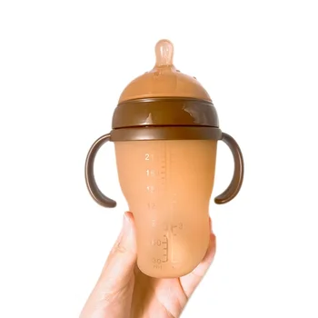 유아용 실리콘 나노 젖병, 신생아 수유 배우기, 휴대용 젖꼭지 병, 150 ml, 250ml