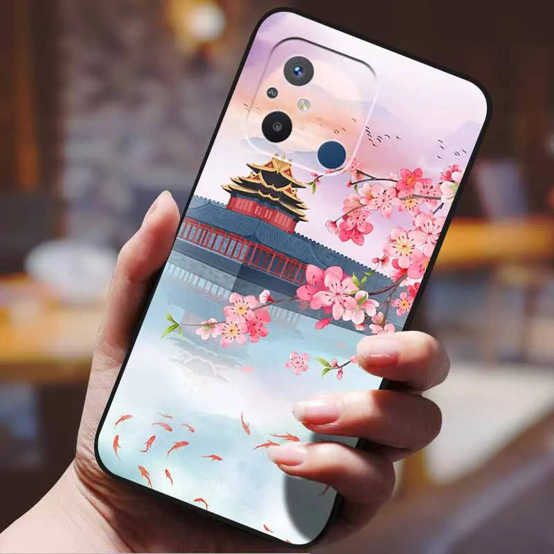 BaiFu Farfalla Custodia per Redmi 12C/Redmi 11A 4G, Staffa, Chiusura magnetica, Il fiore Redmi 12C/Redmi 11A 4G Pelle Cover, Le rose Wallet Case per Redmi 12C/Redmi 11A 4G-03