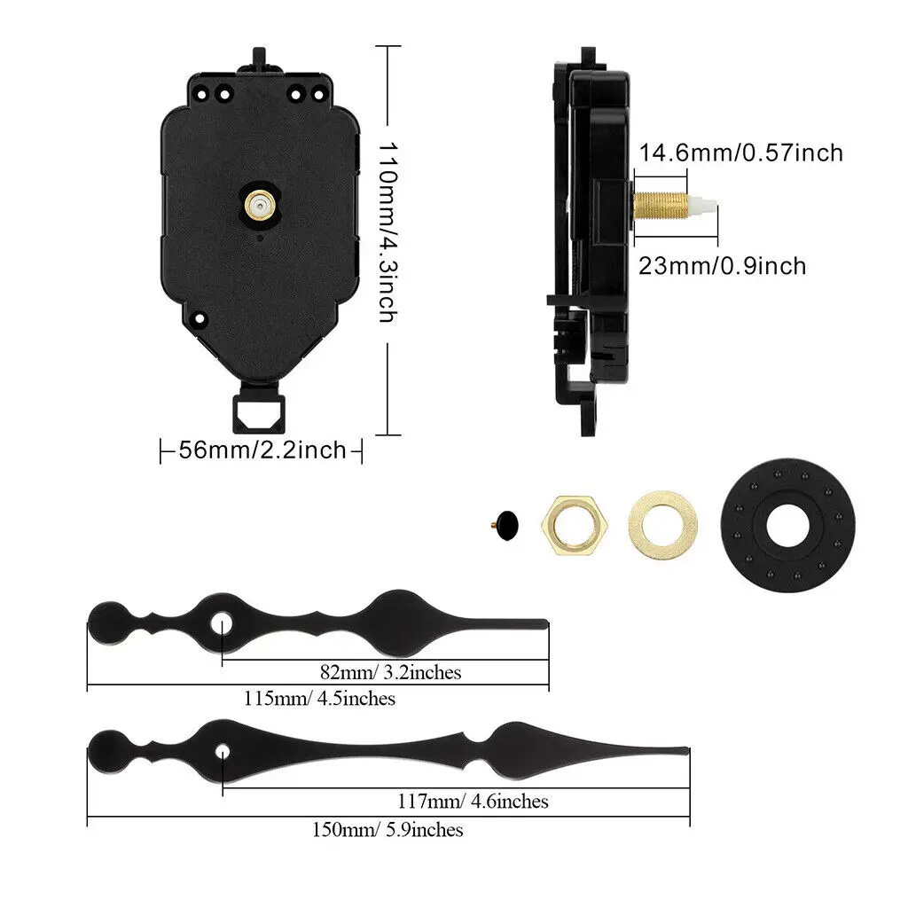 Repair Quartz Clock Pendulum Swing Movement Mechanism Motor Drive Unit Module wall clock movement quartz clock movement