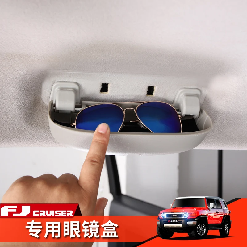 

For Toyota FJ Cruiser Car Glasses Case Clip Spectacle Frame ABS