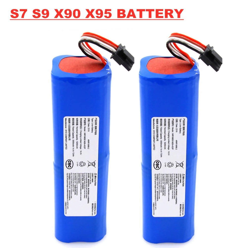 

Original 14.8V 5200mAh Li-ion Battery for 360 S9 Robot Vacuum Cleaner 360 S9 S7 X90 X95 S6 Pro upgradation Replacement Batteries
