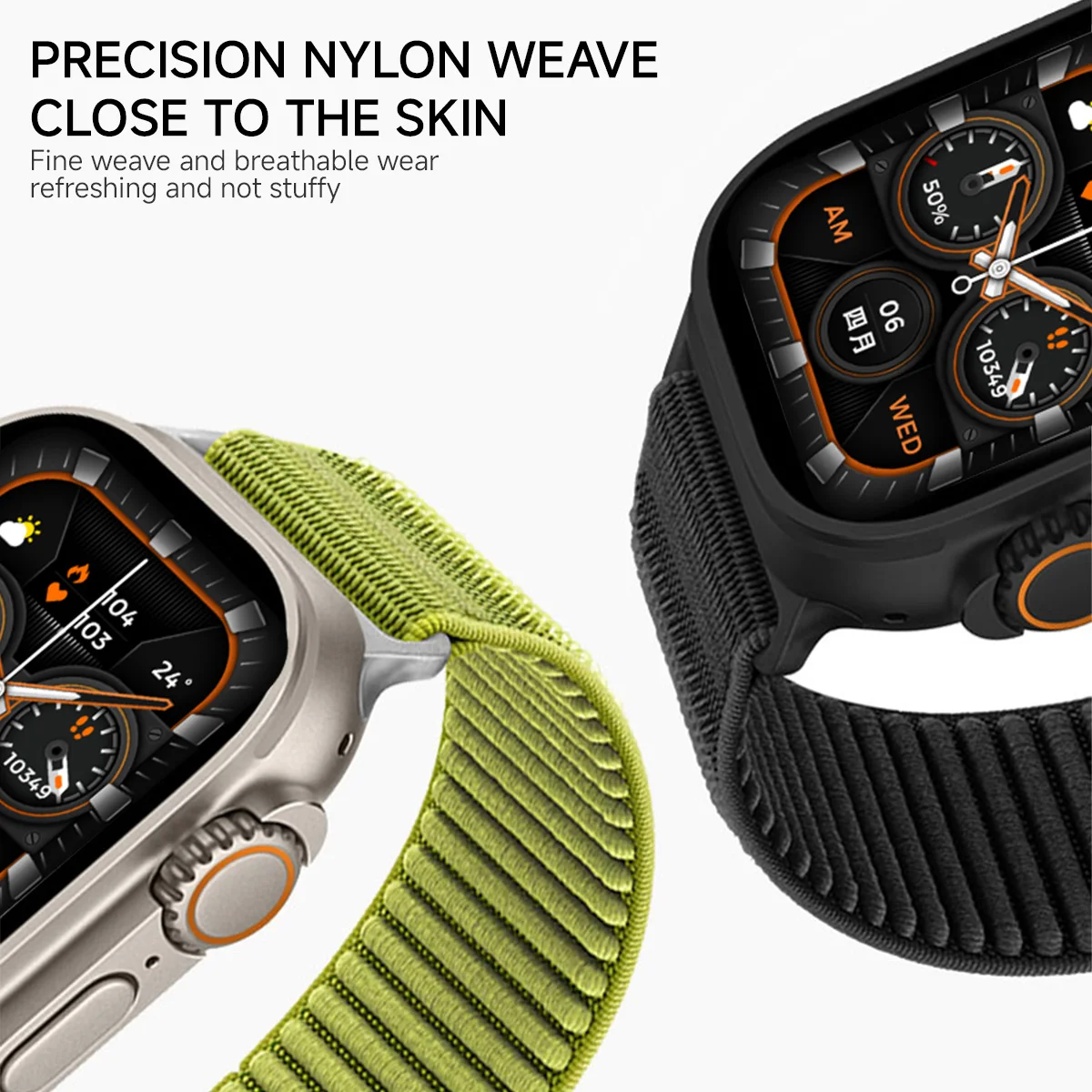 Nylon Braided Sport Strap Bracelet