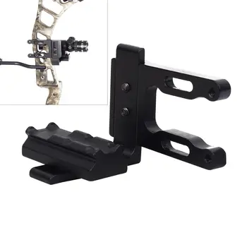 Arco composto per tiro con l'arco e arco ricurvo Adattatore per staffa per torcia con attacco per mirino laser per caccia Accessorio per arco e frecce