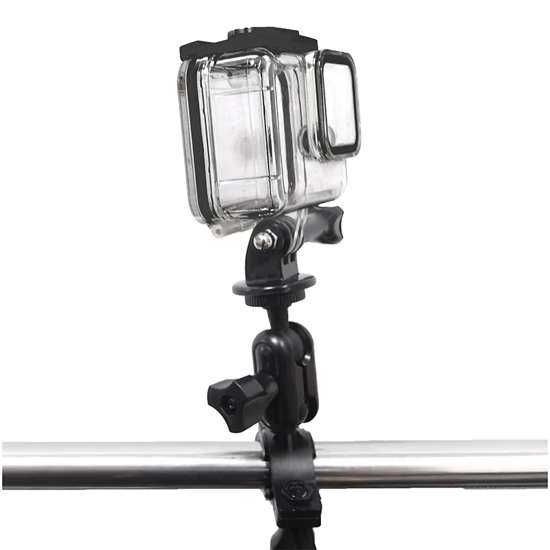 Motorcycle Handlebar Mount Bicycle Holder For GoPro Hero 13 12 11 10 9 8 SJCAM Insta360 AKASO DJI Osmo Action Camera Accessories