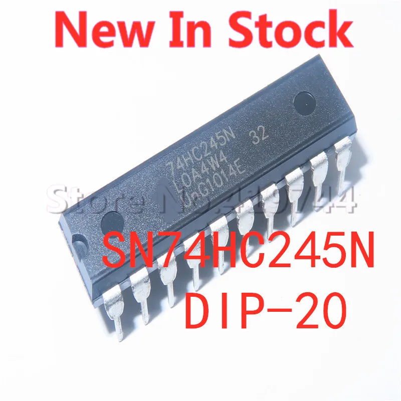 20pcs IC SN74AC245N 1 tube Texas Inst 20 pin DIL package      Z480 