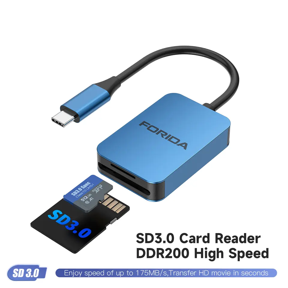 UHS-II USB C Card Reader SD 4.0 Card Reader SD TF Card Reader Micro SD Memory Card Reader for Laptop Phone Macbook PC Cardreader image 12