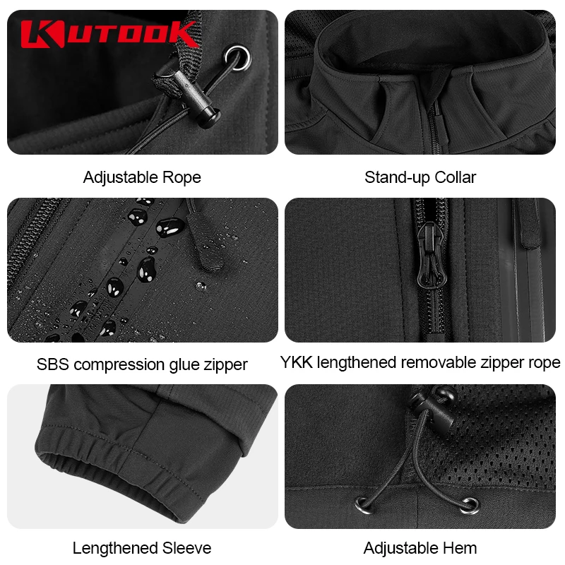 Gilet In Pile Donna KUTOOK - Impermeabile, Antivento, Per Trekking, Corsa E Ciclismo - Foto 10