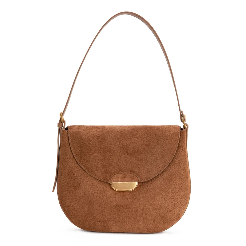 Venof-Sac messager en similicuir suédé souple pour femme, sac à main de grande capacité, dégager vintage, lancé, nouvelle tendance, 100%