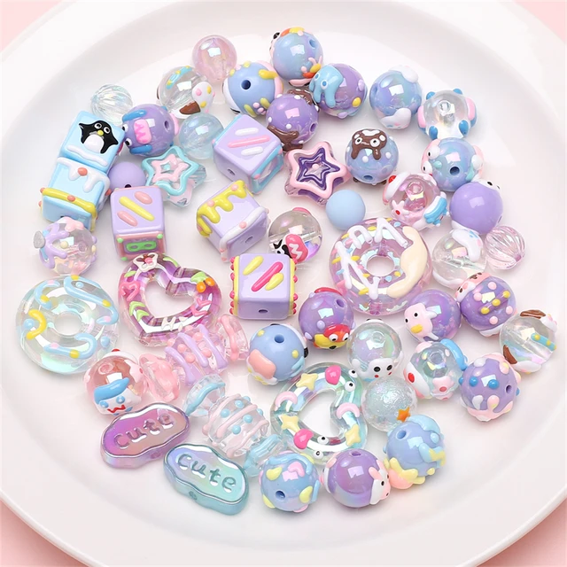 Perles Numériques 300 Pièces Colliers Numériques Cube Blanc Porte Clés