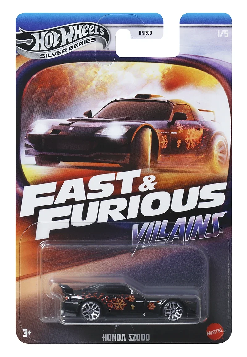 Hot Wheels Silver Car Fast & Furious Villains Themed Asst