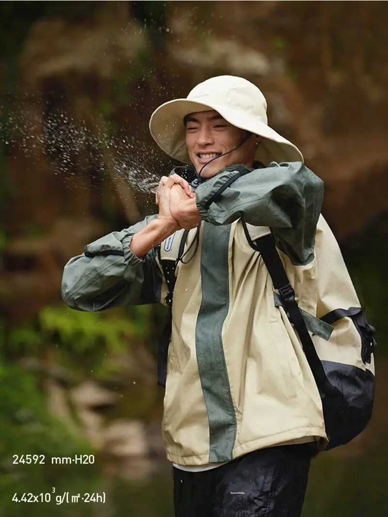 Description Picture 4 of itemNaturehike Raincoat Hiking Fishing Cycling Moto Rider Raincoats Rain Coats Pants Rainstorm Prevention Rainproof Jacket
