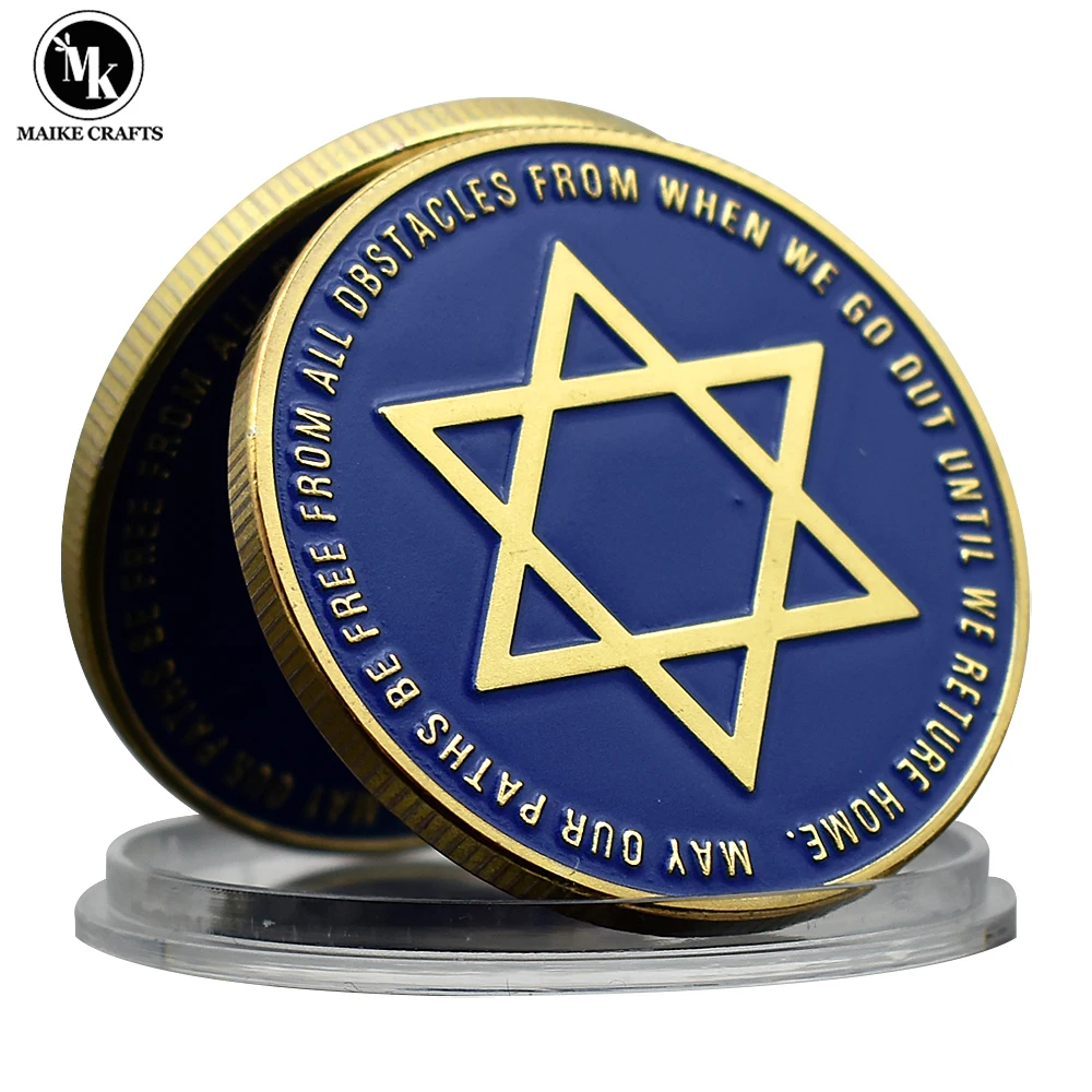 

Six-pointed Star Gold Coin Challenge Coin Commemorative Gifts