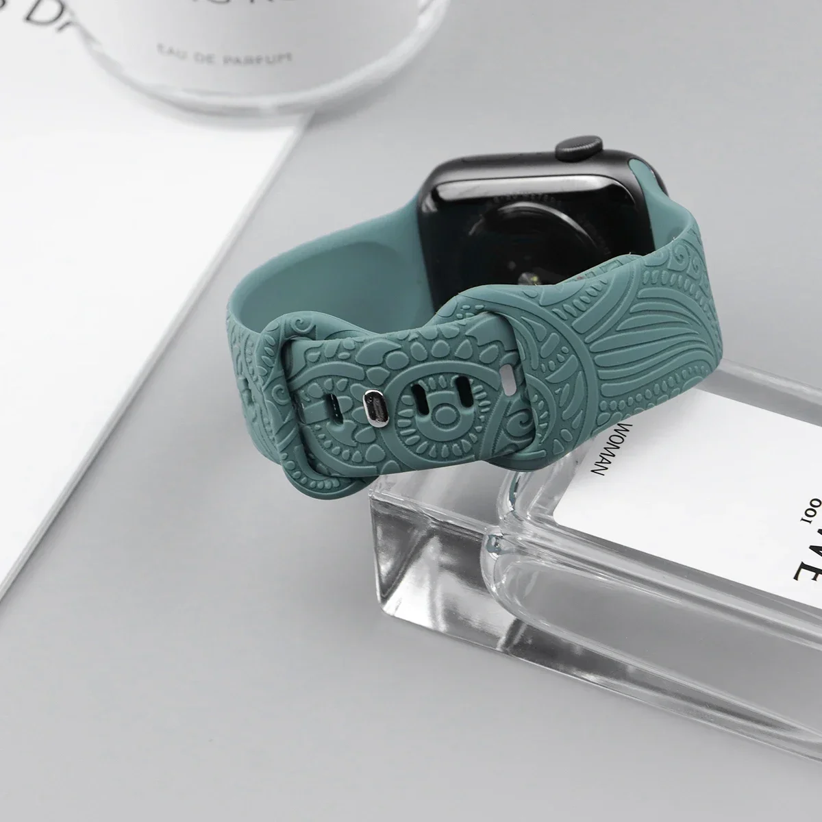 Engraved Strap for Apple Watch Ultra2 Band 49mm 46MM 44MM