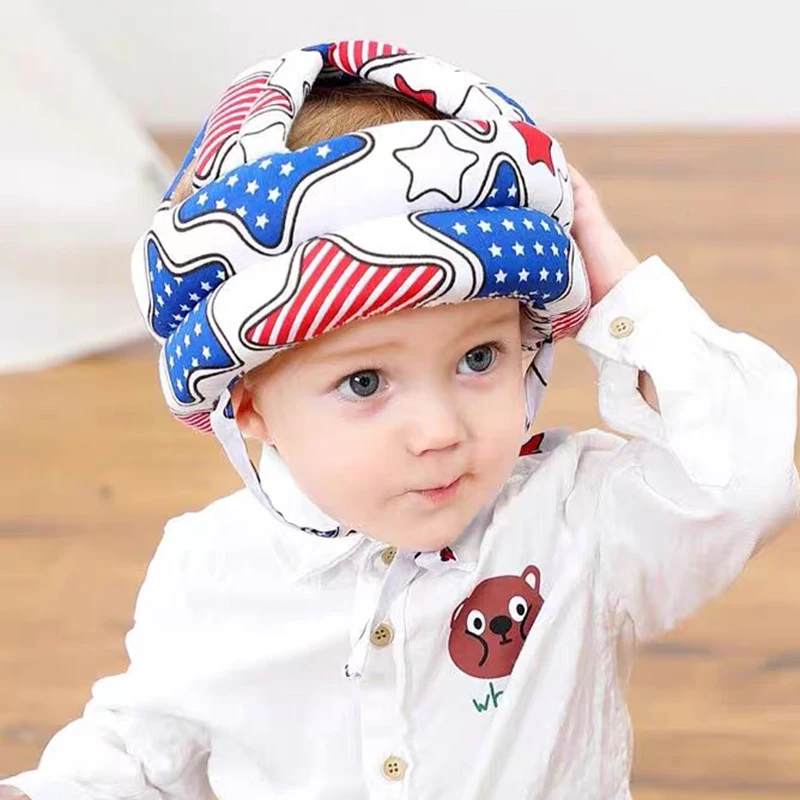 Toddler Baby Head Protection Cartoon Pillow Safety Infant Anti-fall Soft Cotton Children Protective Cushion Baby Safe Care Cap