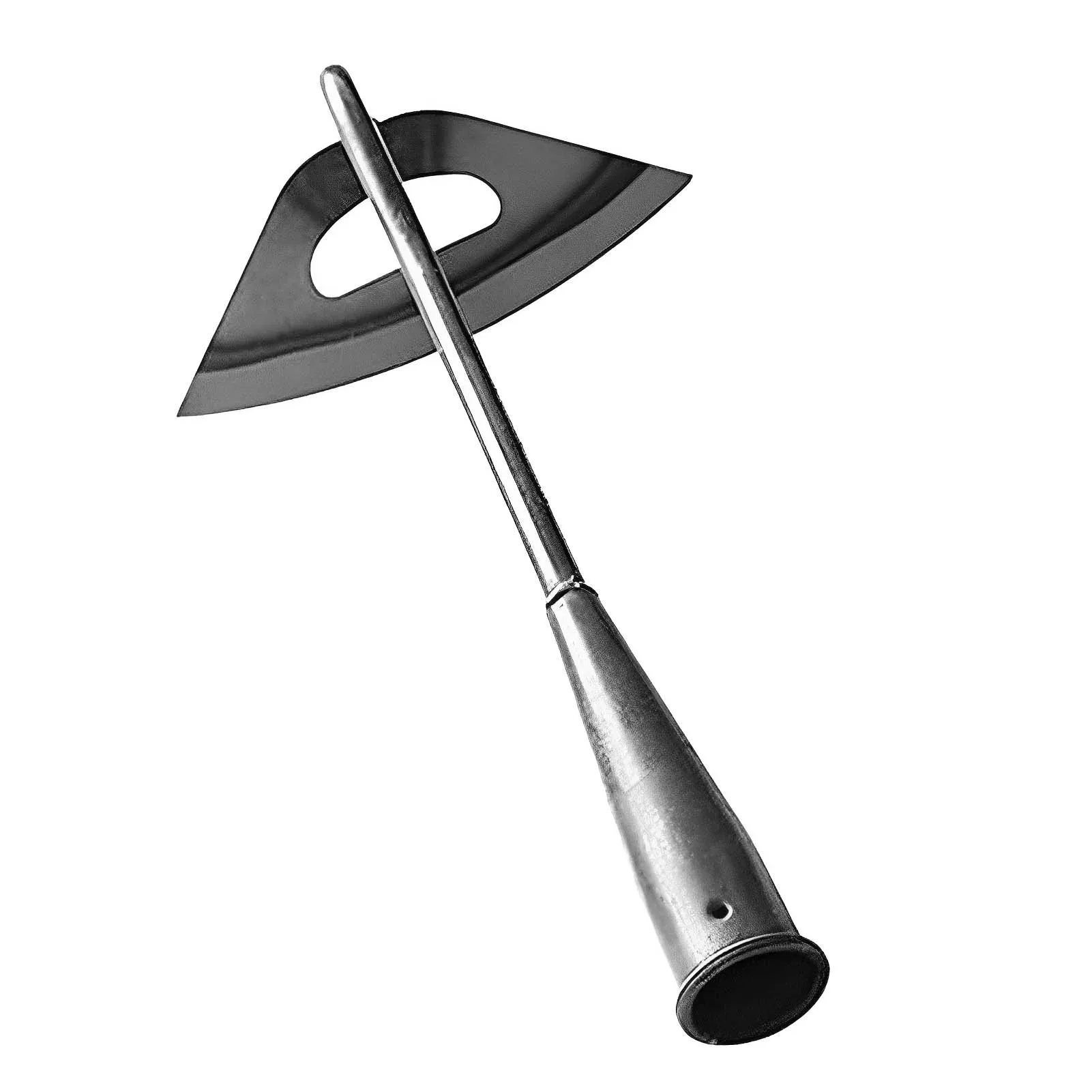 Description Picture 5 of itemIron Hardened Hollow Hoe Handheld Weeding Rake Planting Vegetable Farm Garden Tools Agriculture Tool Weeding Accessories