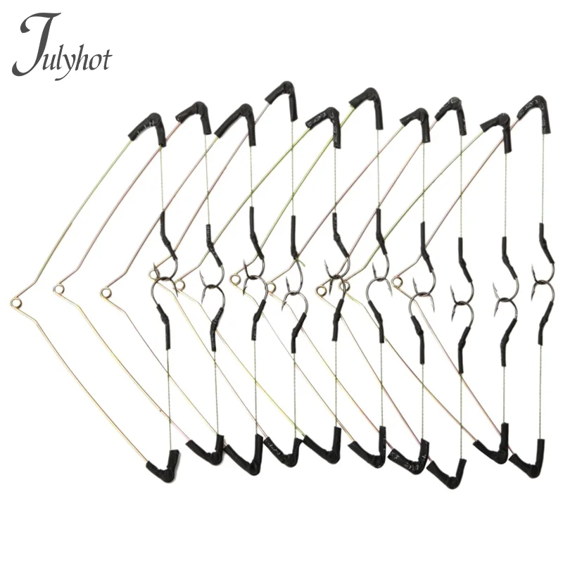 

Восемь шрифтов с крючком, Большая лошадь, взрывобезопасный крючок-Сплиттер, оцинкованный Серебряный карп, крупные рыболовные аксессуары, оптовая продажа