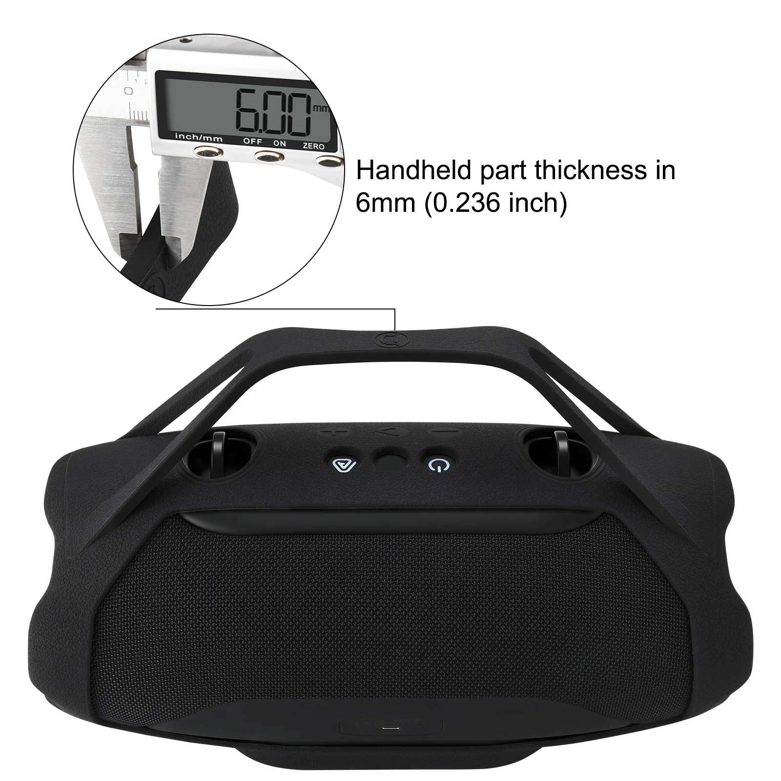 Premium Protective Carry Case for Wireless Bluetooth Speaker - Durable, Scratch-Resistant Travel Bag for Outdoor Adventures