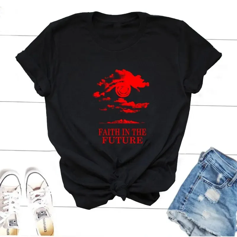 

Faith In The Future tour merch t shirts streetwear women men casual cotton short sleeve female clothing oversized tops clothes