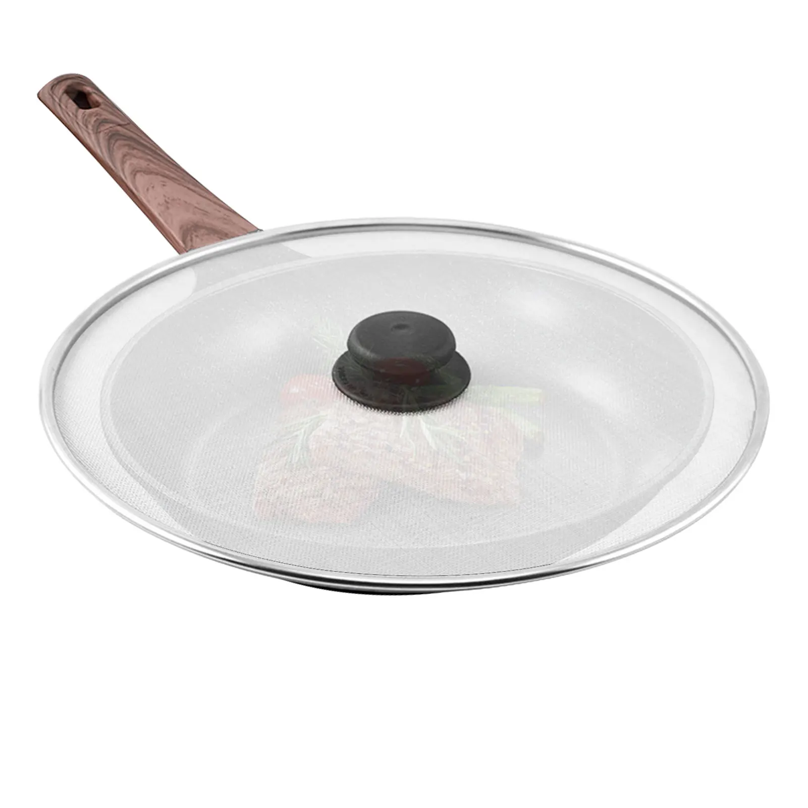 Splash Guard Frying Pan Lid Kitchen Cooking Tools Filter 29cm Stainless Steel Dishwasher Safe