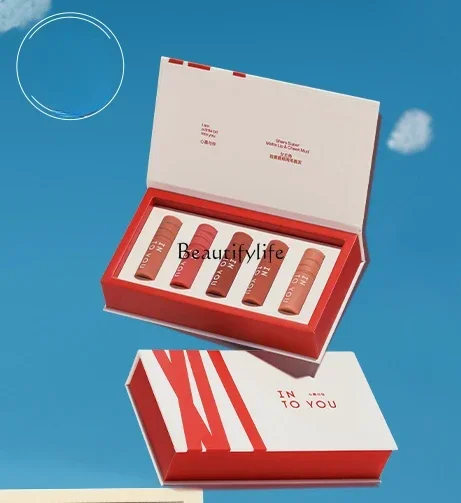 

Mini Lip Mud Gift Box Lipstick Makeup Set Women