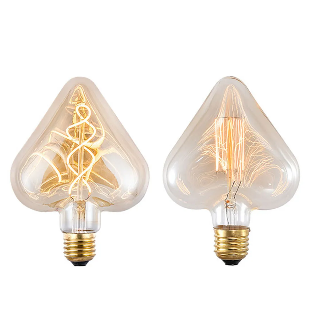 plaats prioriteit Martin Luther King Junior Love Heart LED Dimmable Vintage Edison Led Bulbs 4W Antique Style Edison  Light Bulb 2300K Warm White 40W Incandescent Lamp - AliExpress