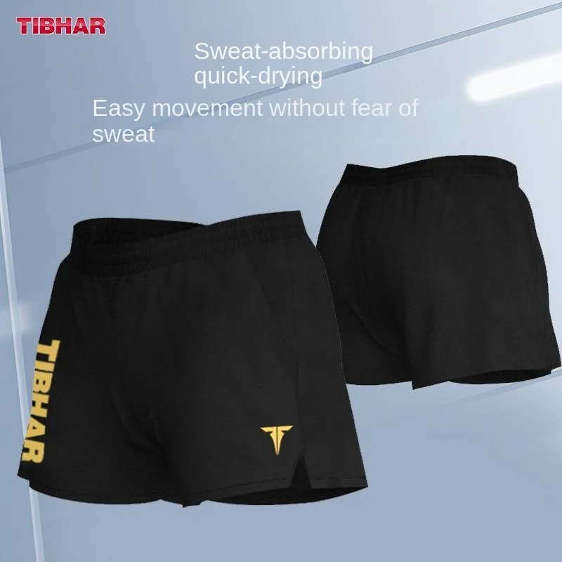 TIBHAR Table Tennis Shorts Men's and Women's Summer Quick Drying Breathable Sports Pants Sweatwicking Competition Pants running shorts table tennis shorts