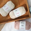4pcs (50g×4) Kniting Bamboo Cotton Yarn Fiber Warm Soft Natural Knitting Crochet Knitwear Wool Yarn High Quality 2