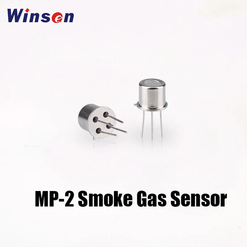 

10 шт. Winsen MP-2 датчик дыма и газа хорошая чувствительность к LPG, дым в широком диапазоне небольшой размер низкое энергопотребление