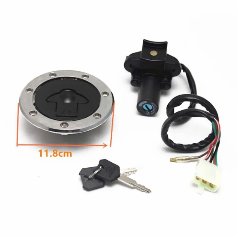 Ignition Switch Lock Fuel Gas Cap Key Set Fit For ZX6R ZX7R ZX9R ZZR600 ZXR