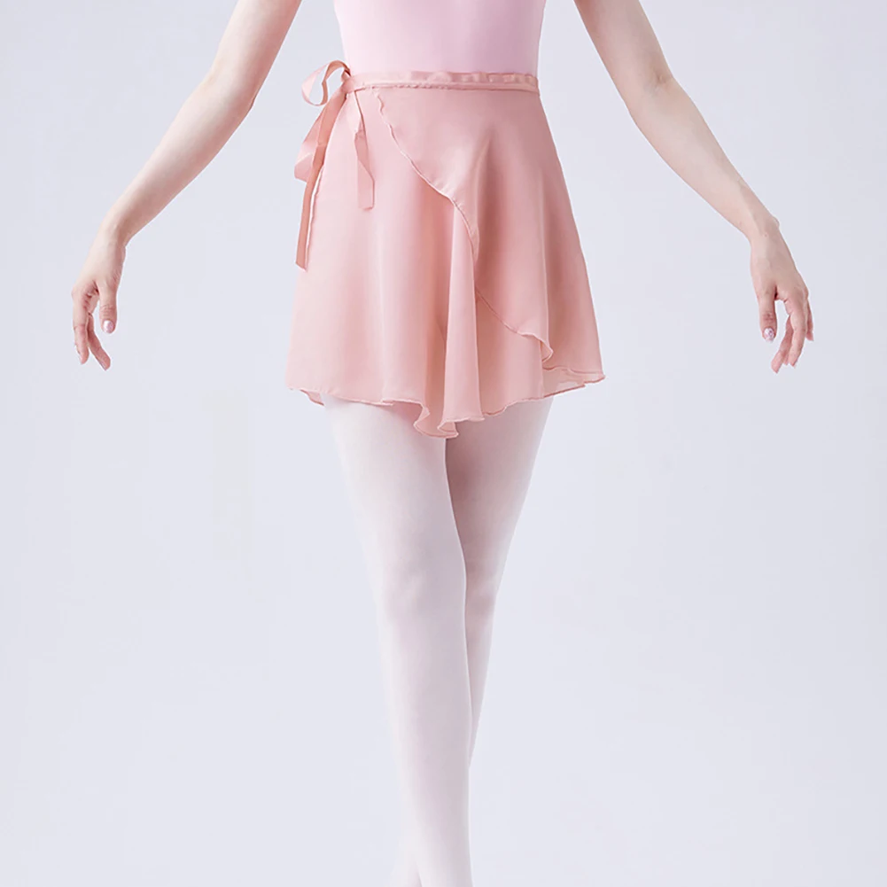 Ballet Chiffon Wrap Skirt Ballet Waistband Leotard Chiffon Skirt Girls Wrap Skirts Dance for Toddlers Kids